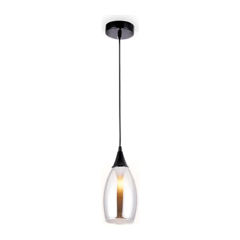 Подвесной светильник E14*1 TR3544 BK/SM черный/дымчатый E14 max 40W D130*1000 Ambrella Light 4