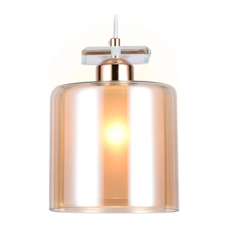 Подвесной светильник E27*1 TR3578 GD/TI золото/янтарь E27 max 40W D150*1025 Ambrella Light 4