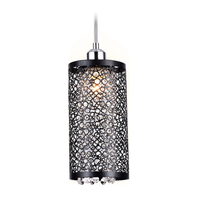 Подвесной светильник E14*1 TR3637 CH/BK хром/черный E14 max 40W D130*1100 Ambrella Light 4