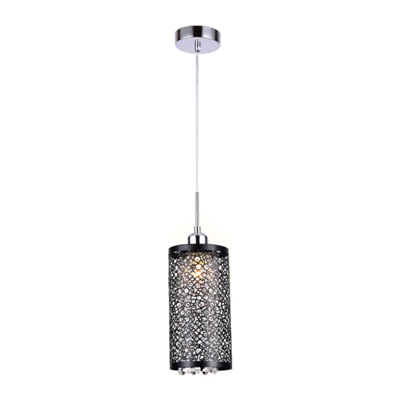 Подвесной светильник E14*1 TR3637 CH/BK хром/черный E14 max 40W D130*1100 Ambrella Light 5