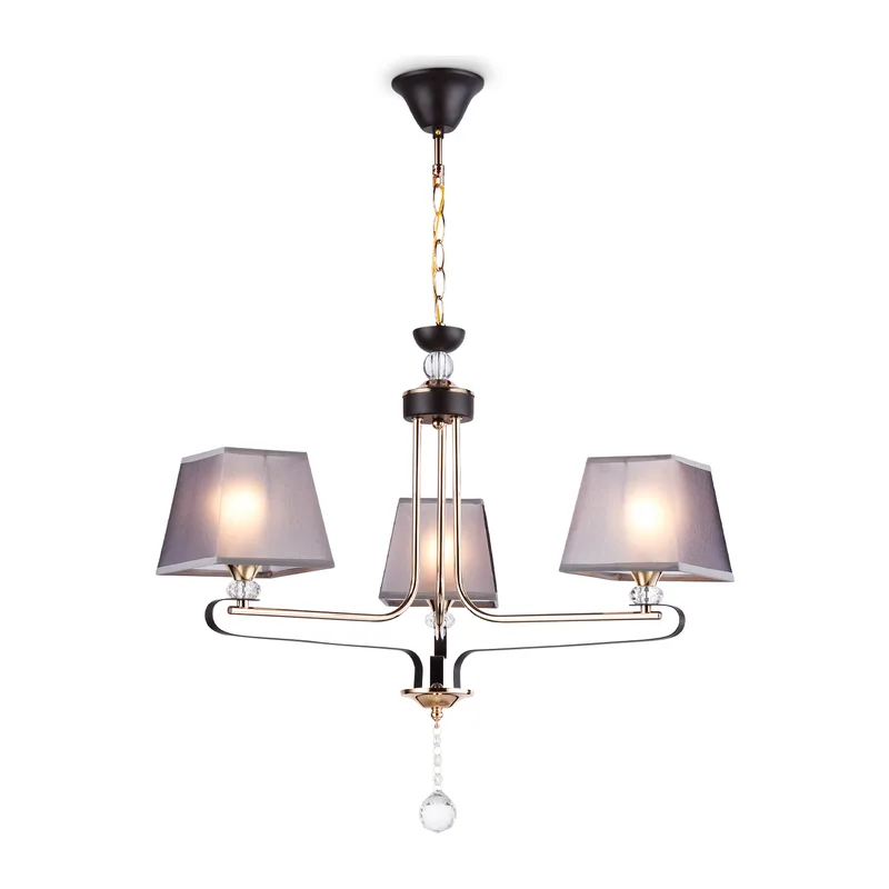 Подвесной светильник E27*3 TR4614/3 CF/FGD кофе/золото E27/3 max 40W D640*800 Ambrella Light 8
