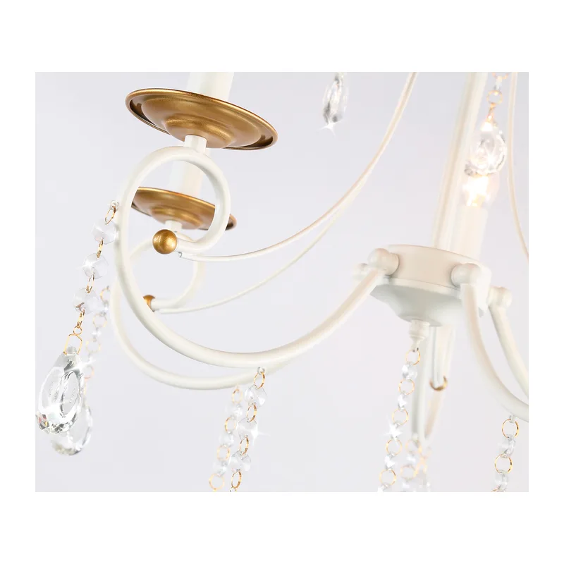Подвесной светильник E14*5 TR4916/5 WH/GD белый/золото E14/5 max 40W D550*860 Ambrella Light 11