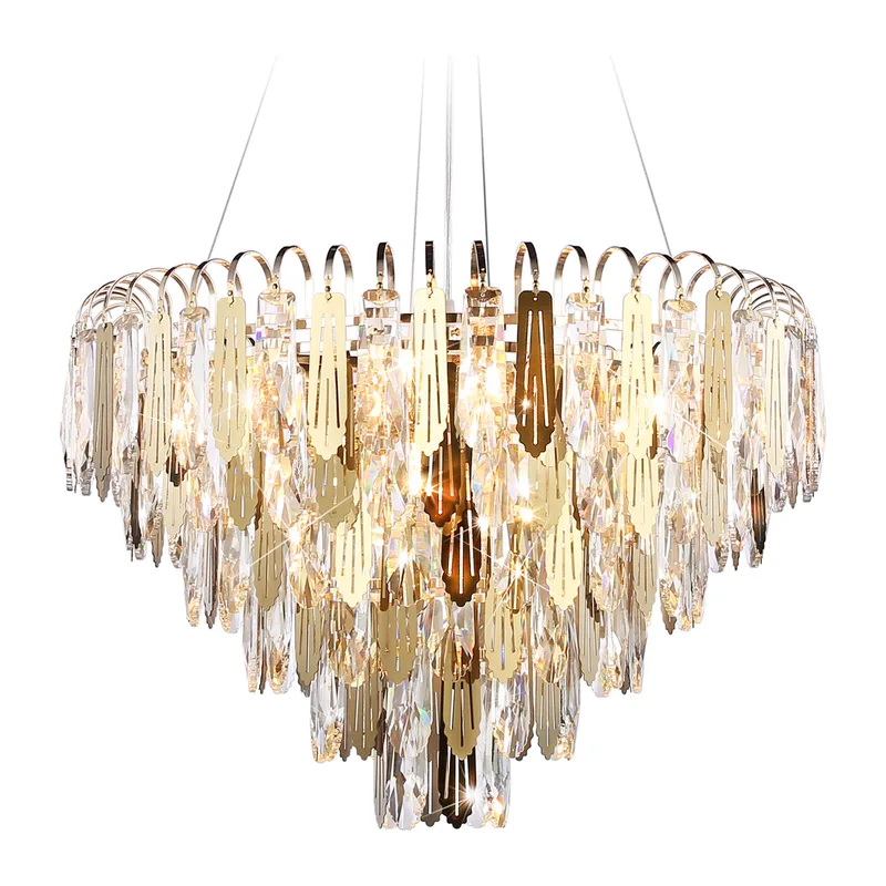 Подвесной светильник E27*11 TR5258/11 SGD/CL золото/прозрачный E27*11 max 40W D600*400 Ambrella Light 8