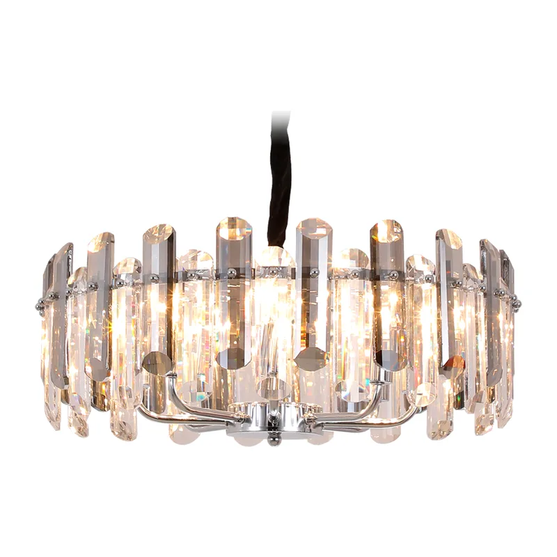 Подвесной светильник E14*8 TR5303/8 CH/SM хром/дымчатый E14/8 max 40W D500*615 Ambrella Light 7