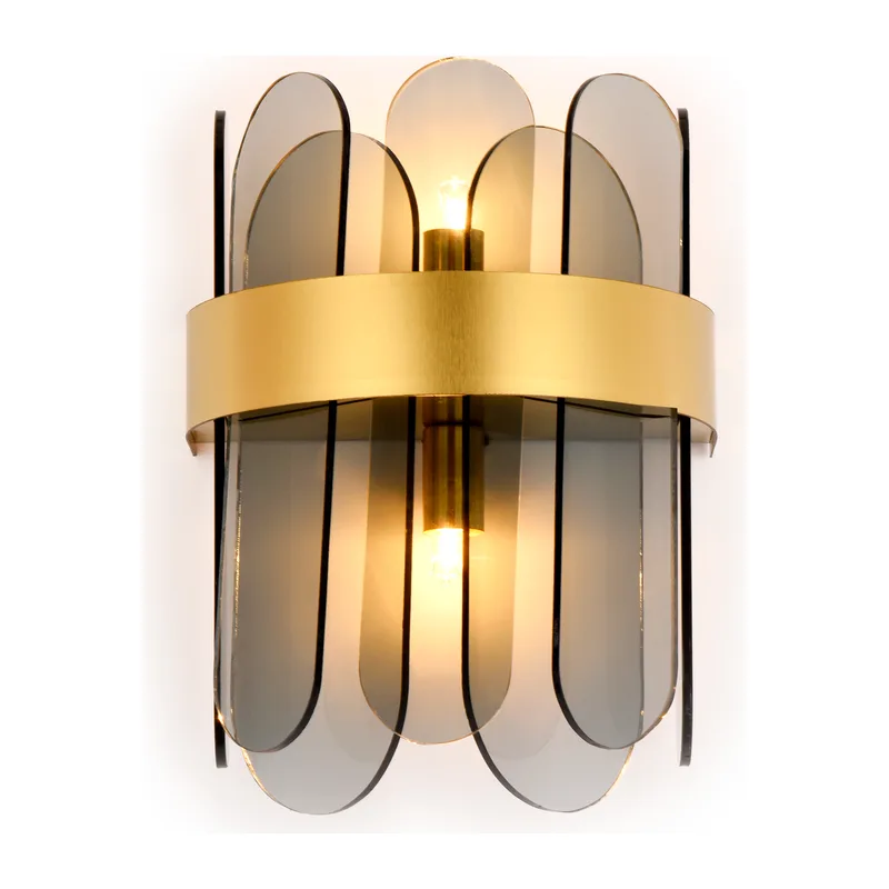 Настенный светильник G9*2 TR5348/2 GD/SM золото/дымчатый G9/2 max 40W 270*200*140 Ambrella Light 4