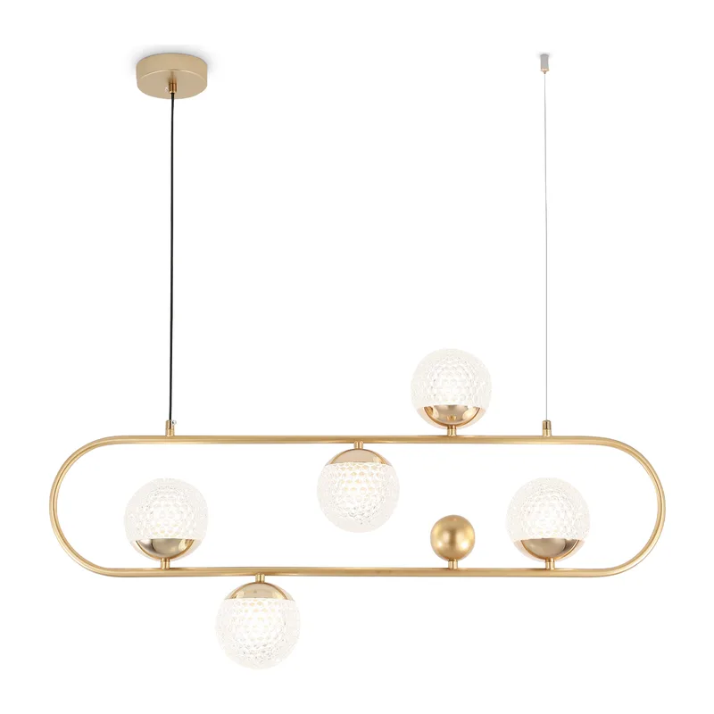 Подвесной светильник G9*5 TR5433/5 GD золото G9/5 max 40W 780*110*1000 Ambrella Light 9