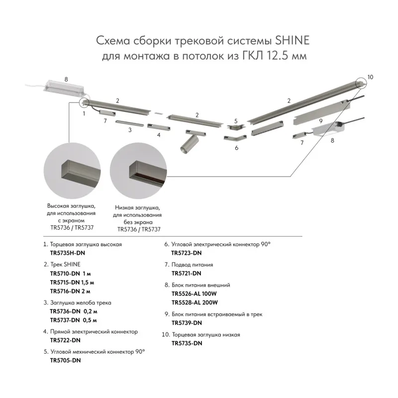 Заглушка Denkirs SHINE BASE | ШАЙН БЕЙС TR5735-DN 6