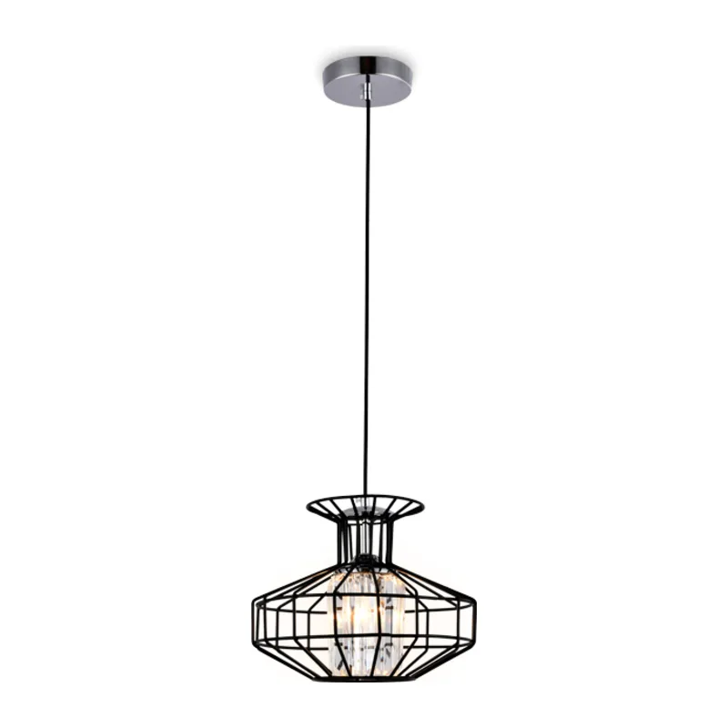 Подвесной светильник E27*1 TR5850 BK/CL черный/прозрачный E27 max 40W D240*1200 Ambrella Light 4