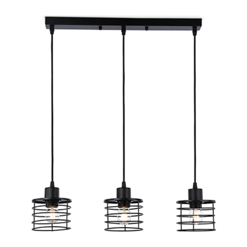 Подвесной светильник E27*3 TR8075/3 BK черный E27*3 max 40W 582*120*1040 Ambrella Light 3