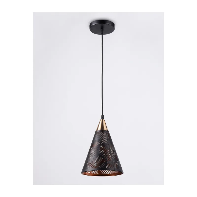 Подвесной светильник E27*1 TR8431 BK/FGD черный/золото E27 max 40W D180*800 Ambrella Light 12