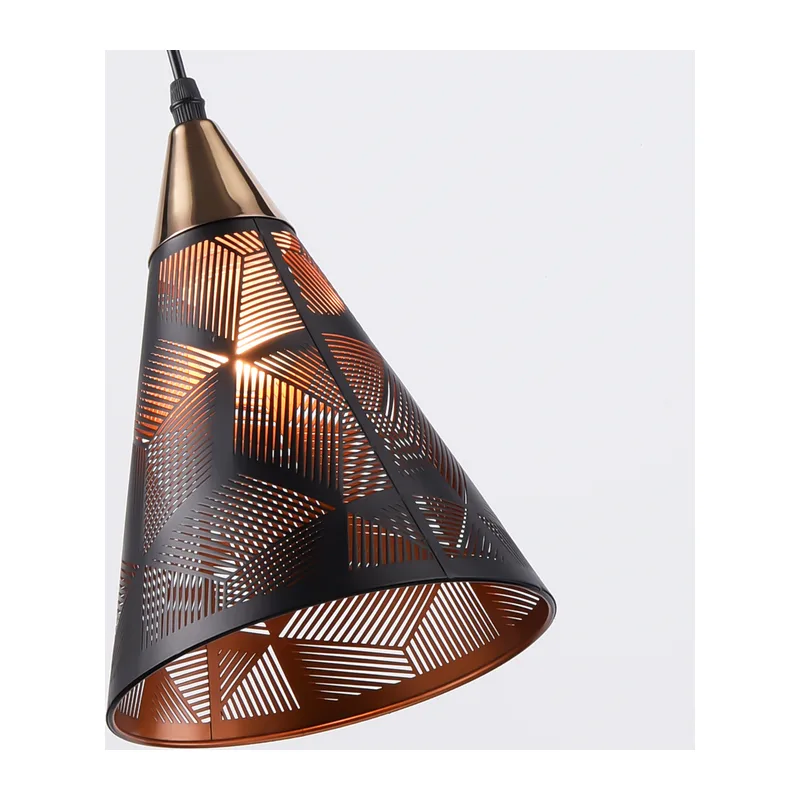 Подвесной светильник E27*1 TR8431 BK/FGD черный/золото E27 max 40W D180*800 Ambrella Light 8