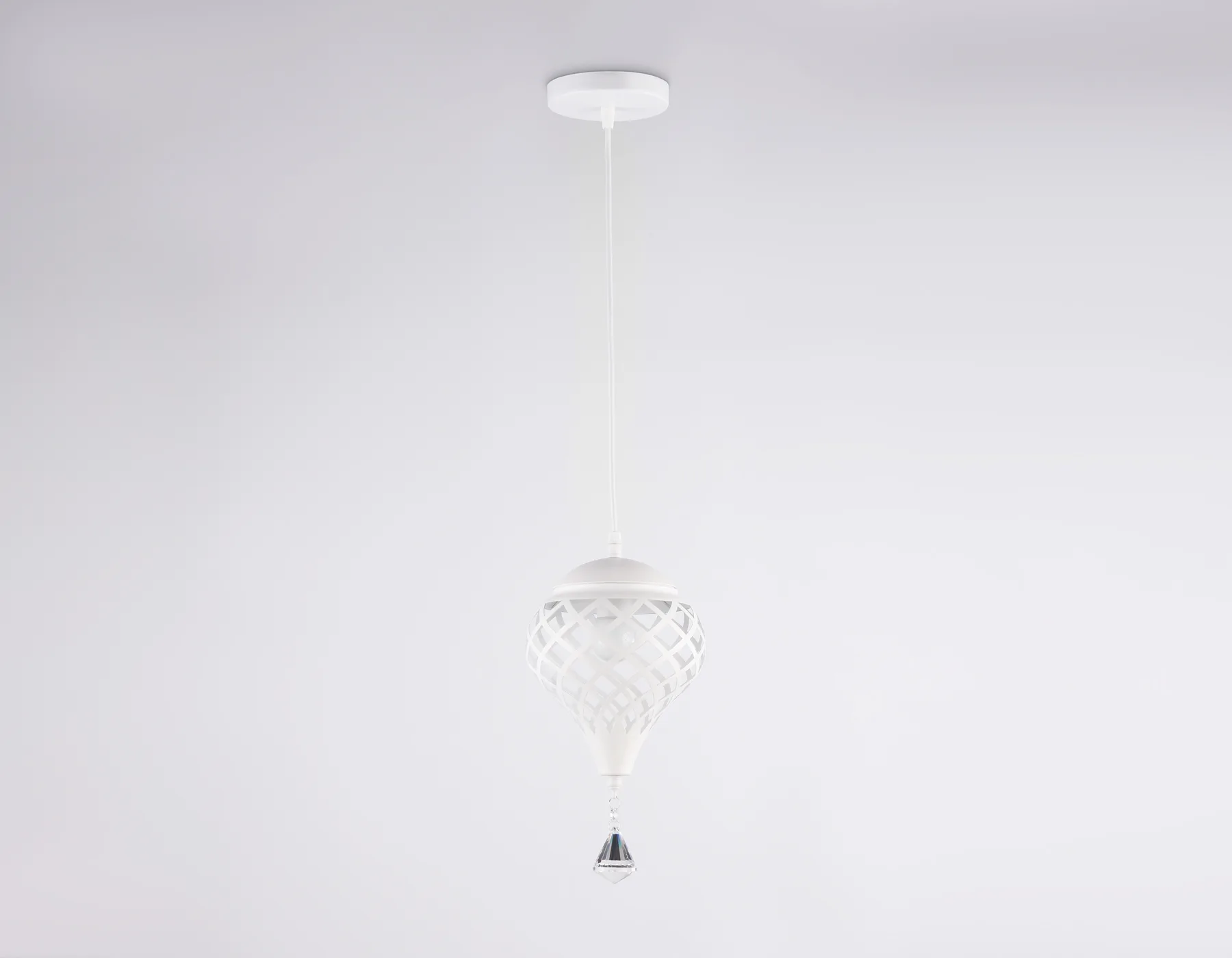 Подвесной светильник E27*1 TR8441 WH белый E27 max 40W D170*800 Ambrella Light 6