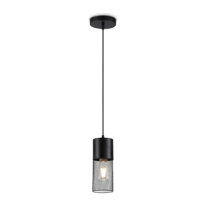 Подвесной светильник E27*1 TR8500 BK черный E27 max 60W D100*1000 Ambrella Light 7