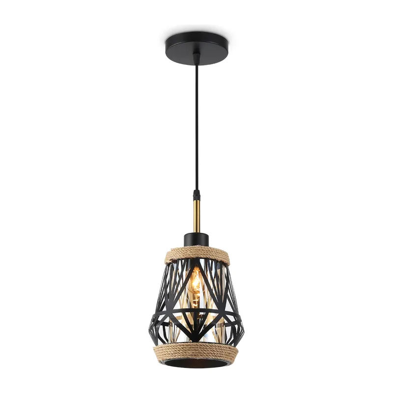 Подвесной светильник E27*1 TR8521 BK/SB черный/бронза E27 max 60W D170*1000 Ambrella Light 7