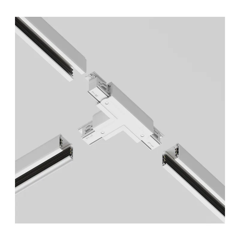 Коннектор Т-образный левый Trinity белый Maytoni TRA005CT-31W-L 4