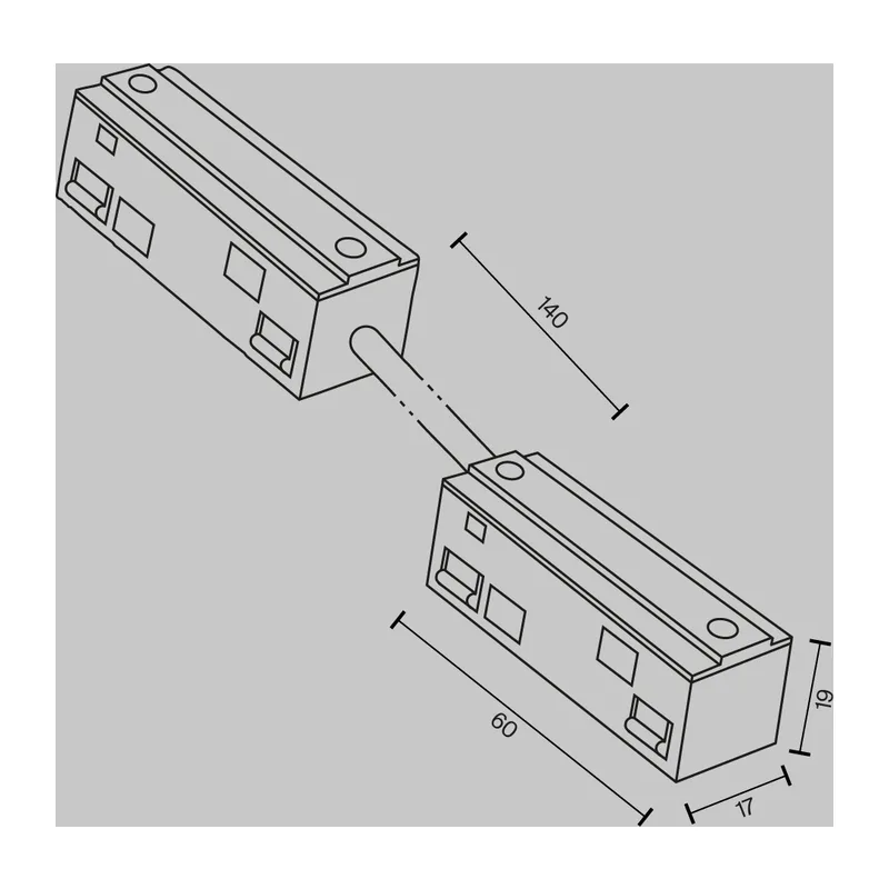 Коннектор питания угловой гибкий 15 см Exility черный Maytoni TRA034CPC-42B-15-1 7