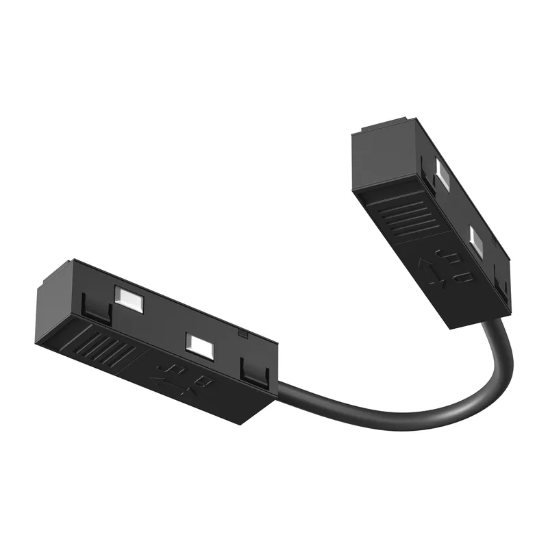 Коннектор питания угловой гибкий 15 см Exility черный Maytoni TRA034CPC-42B-15-1
