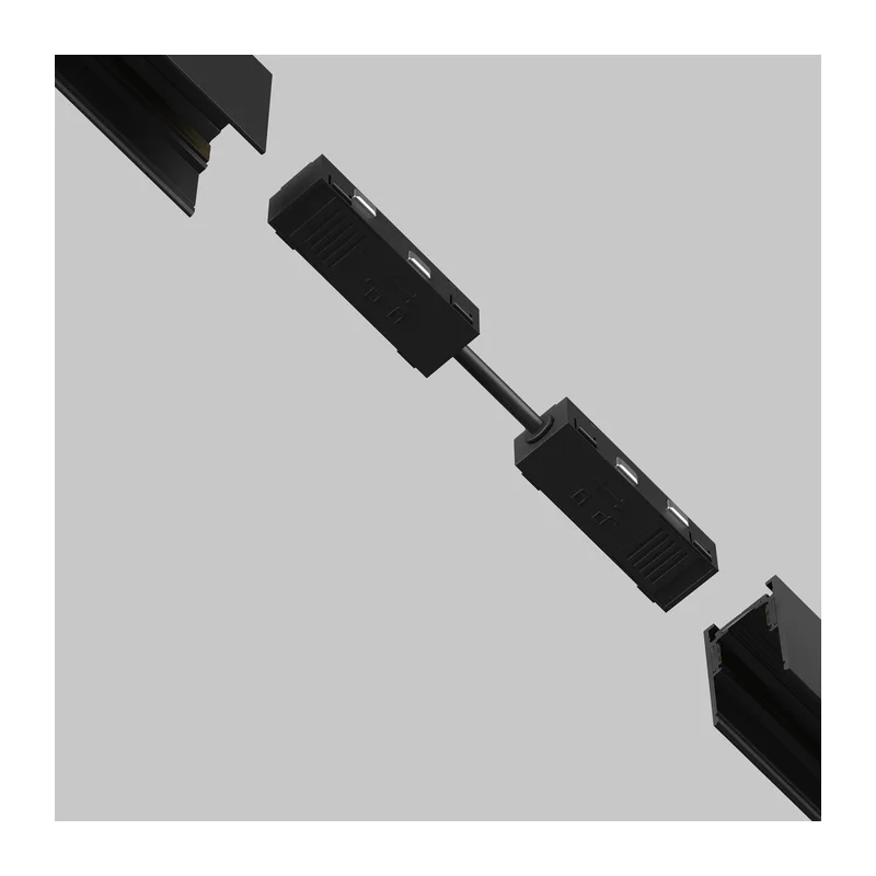 Коннектор питания прямой гибкий 5см Exility черный Maytoni TRA034CPC-42B-5-1 4