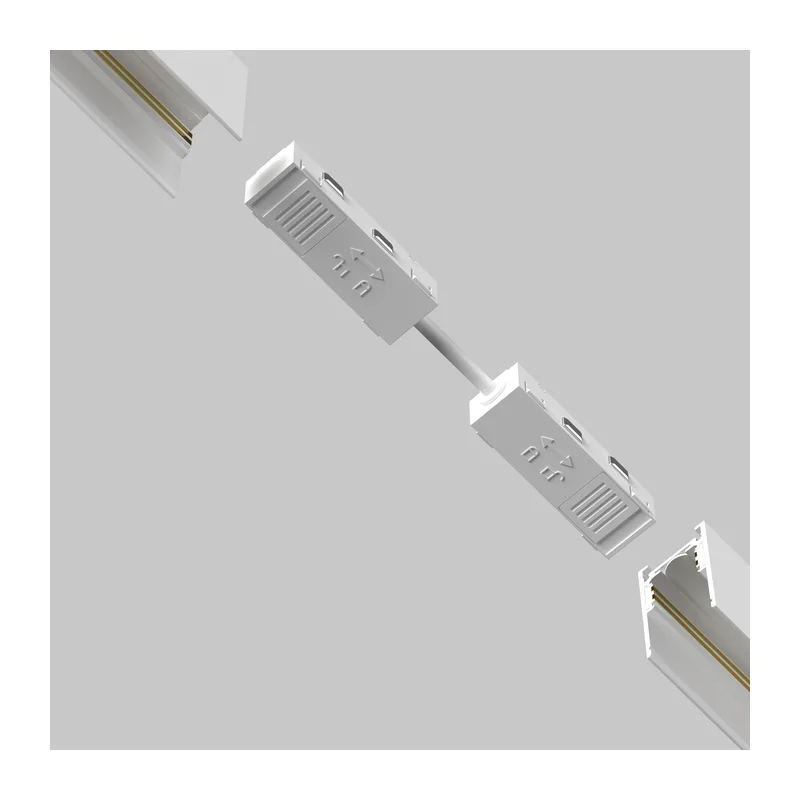 Коннектор питания прямой гибкий 5см Exility белый Maytoni TRA034CPC-42W-5-1 4