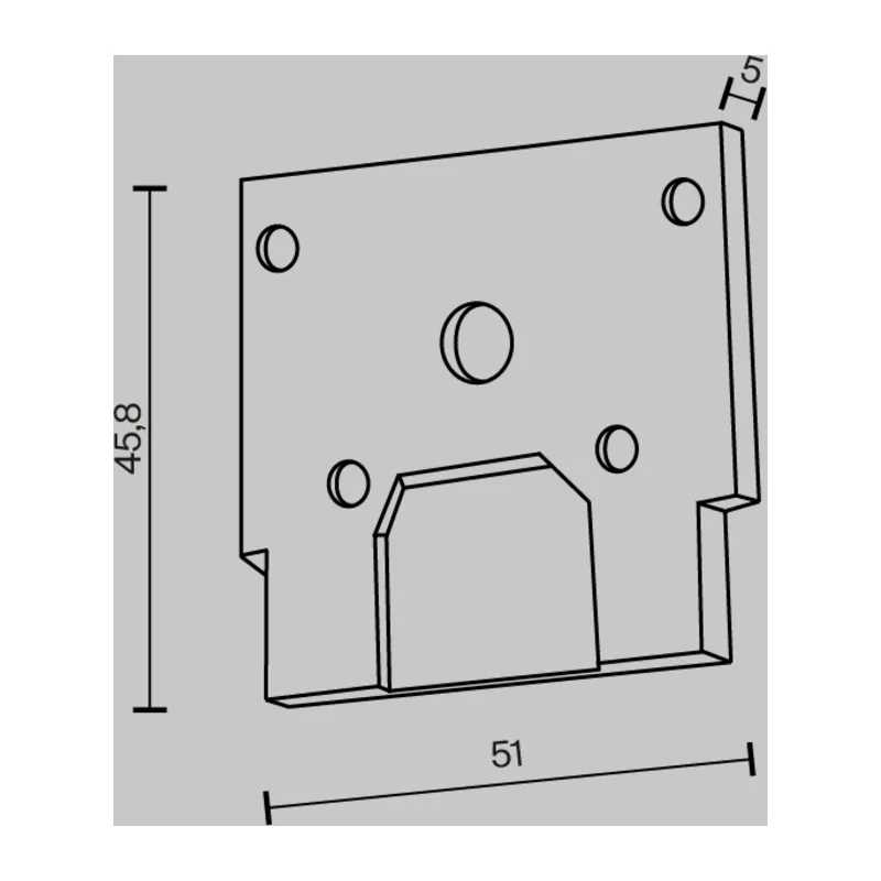 Торцевая заглушка для шинопровода ClipLine Exility, черная, 1шт. Maytoni TRA034EC-SCCL-42B 3