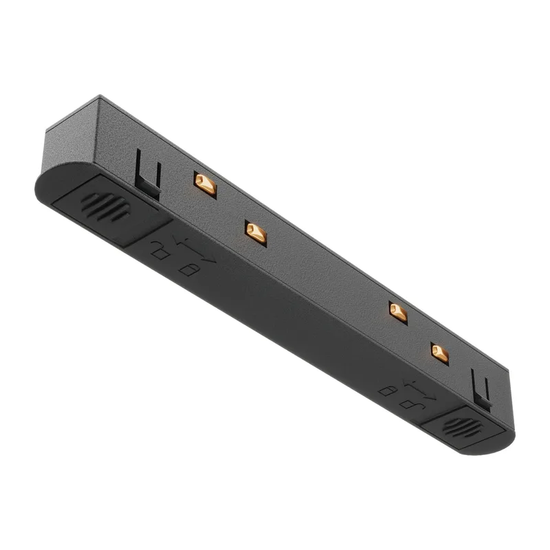 Коннектор питания прямой Exility черный TRA034PC-42B Maytoni