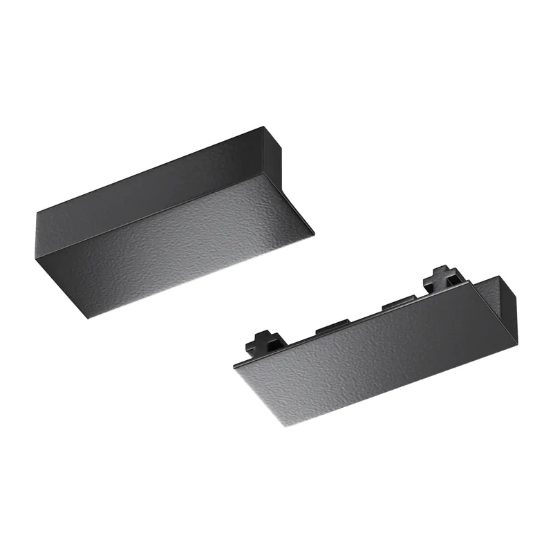 TRA084EC-111B Комплект заглушек Radity 2 штуки, черный Maytoni