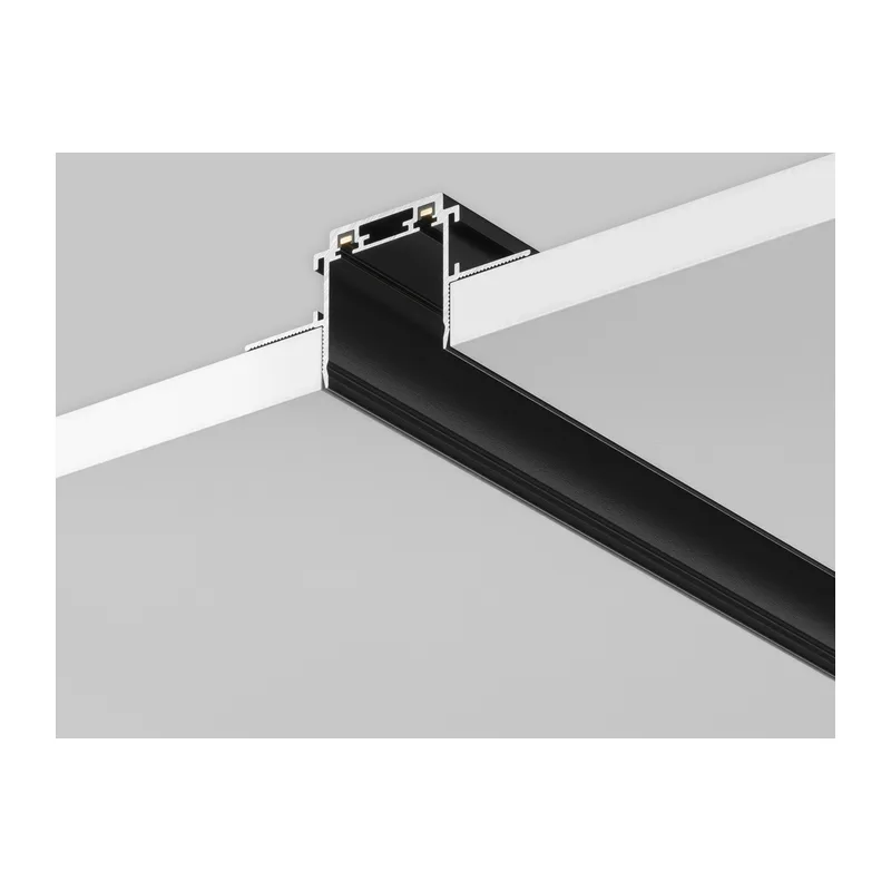 Шинопровод 2м Radity встраиваемый черный Maytoni TRA084MP-12B 3