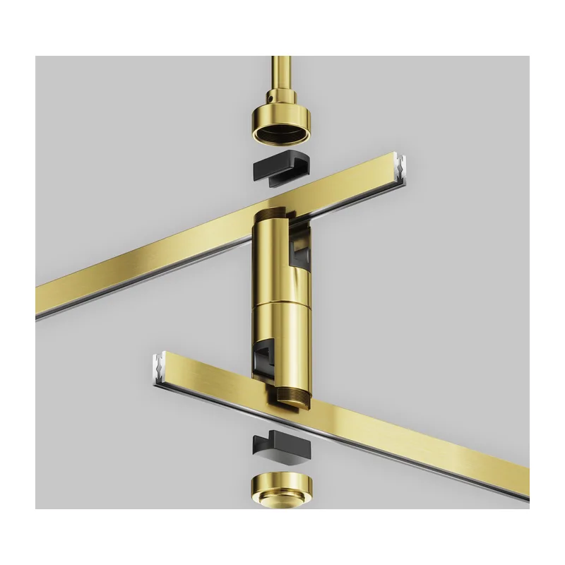 Крепление потолочное двойное Короткое / Short 78мм Flarity латунь Maytoni TRA156C-D1-BS 3