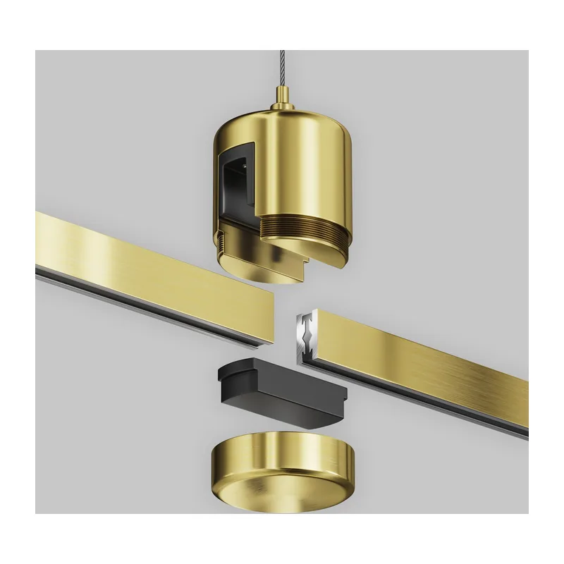 Подвес тросовый Hang с прямым коннектором питания Flarity латунь Maytoni TRA157SW-IPC1-BS 2