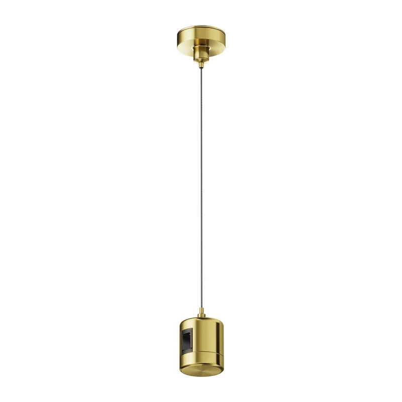Подвес тросовый Hang с прямым коннектором питания Flarity латунь Maytoni TRA157SW-IPC1-BS