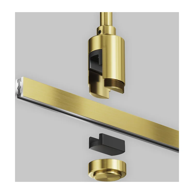 Крепление потолочное Длинное / Long одинарное 760мм Flarity латунь Maytoni TRA159C-SL1-BS 3