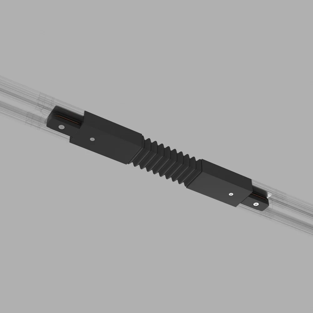 Гибкий коннектор для однофазного шинопровода черный TRC-1-1-FLEX-BK Elektrostandard