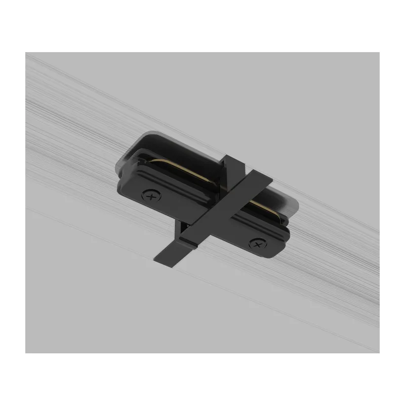 Коннектор прямой для однофазного встраиваемого шинопровода черный TRCM-1-I-BK Elektrostandard