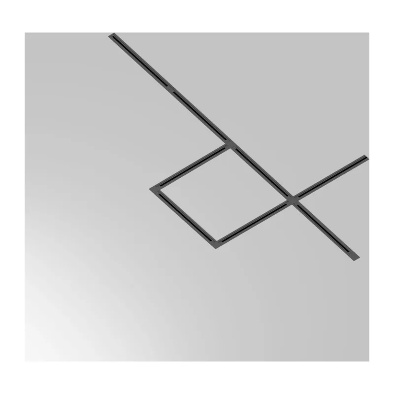 Шинопровод 2м Unity встраиваемый черный Maytoni TRX004-112B 6
