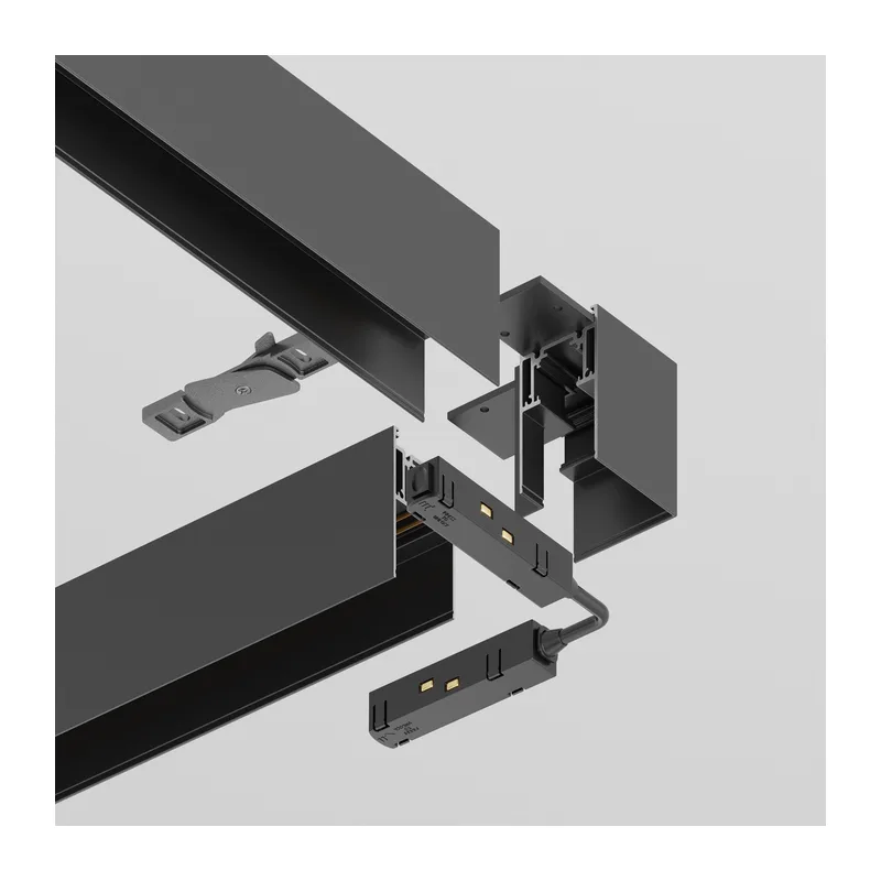 Угловой коннектор Gravity накладной черный Maytoni TRX010CL-21B 4