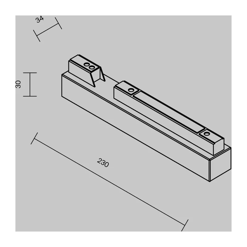 Источник напряжения встраиваемый Gravity, S35 48В, 200Вт, белый Maytoni TRX010DR2-200W 2
