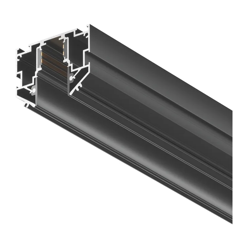 Шинопровод для монтажа Exility в натяжной ПВХ потолок, 2м, черный Maytoni TRX034-SCH-422B