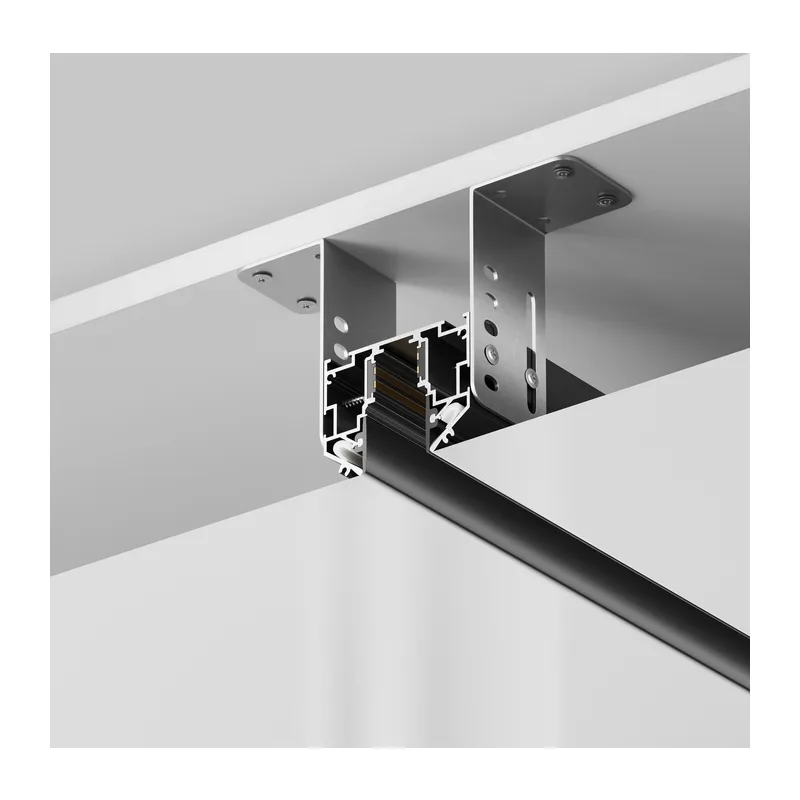 Шинопровод для монтажа Exility в натяжной ПВХ потолок, 3м, черный Maytoni TRX034-SCH-423B 8