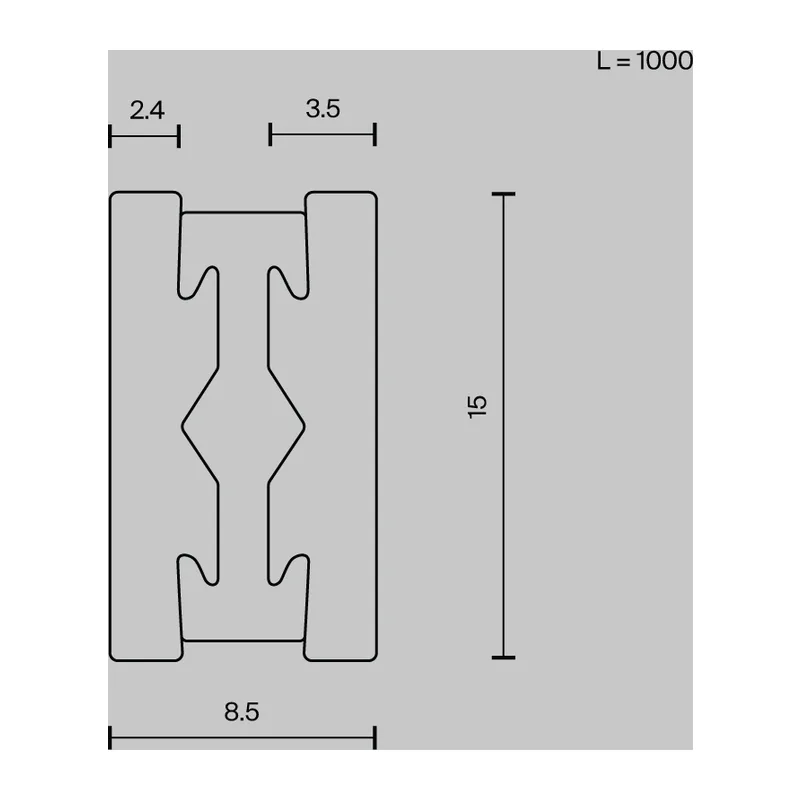 Шинопровод 1 м Flarity платина Maytoni TRX154-111PT 7