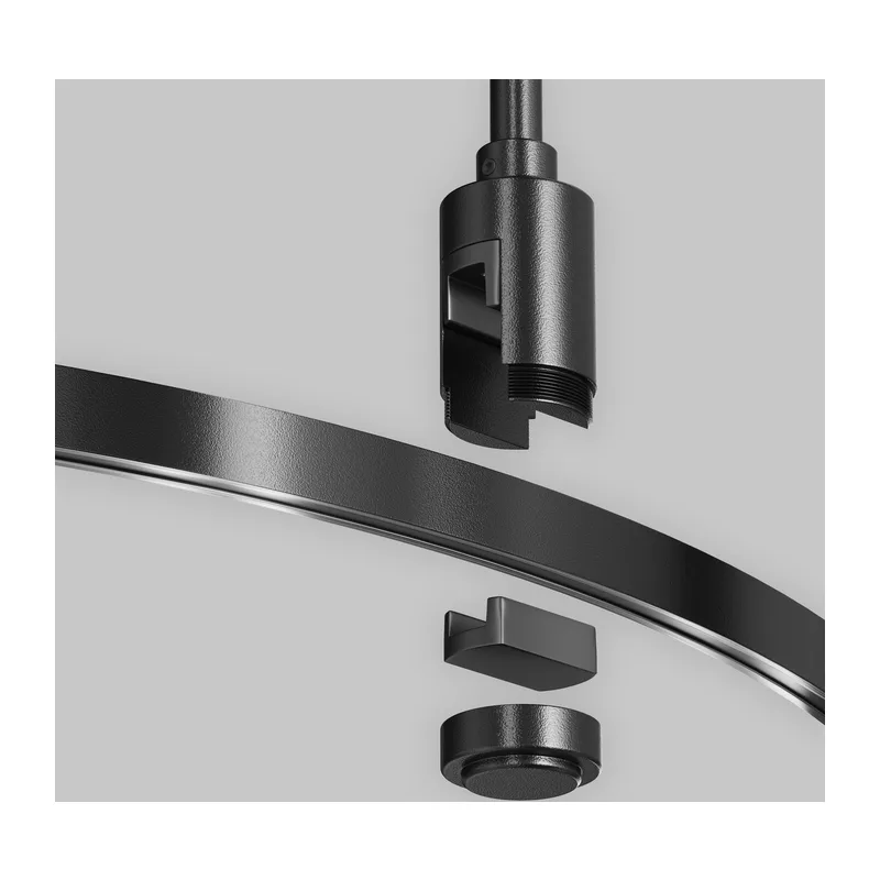 Шинопровод круглый из полукругов 1200мм Flarity черный Maytoni TRX154-2SR-D1200-B 4