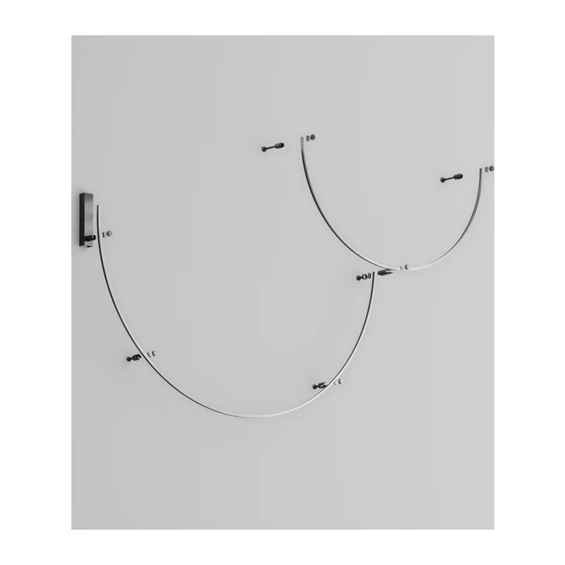 Шинопровод круглый из полукругов 1800мм Flarity черный Maytoni TRX154-2SR-D1800-B 6