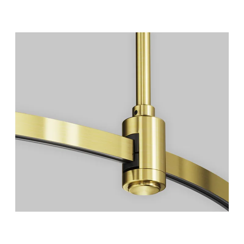 Шинопровод круглый из полукругов 1800мм Flarity латунь Maytoni TRX154-2SR-D1800-BS 2
