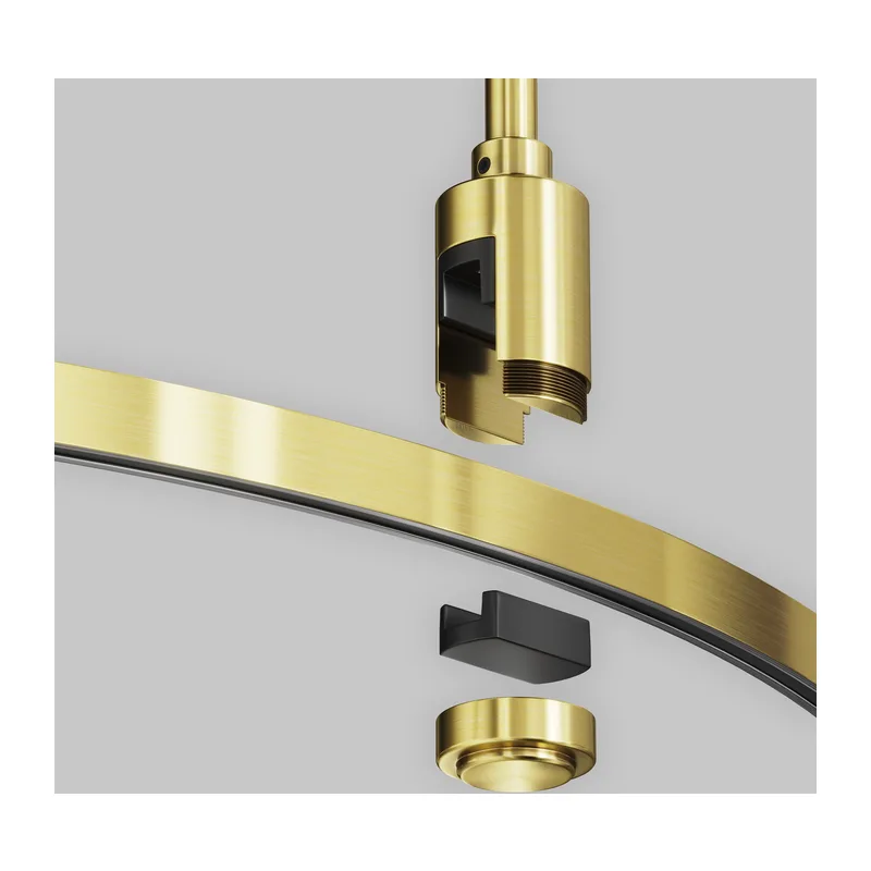 Шинопровод круглый из полукругов 1800мм Flarity латунь Maytoni TRX154-2SR-D1800-BS 4
