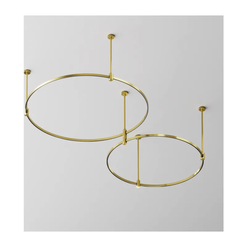 Шинопровод круглый 800 мм Flarity латунь Maytoni TRX154-R-D800-BS 3