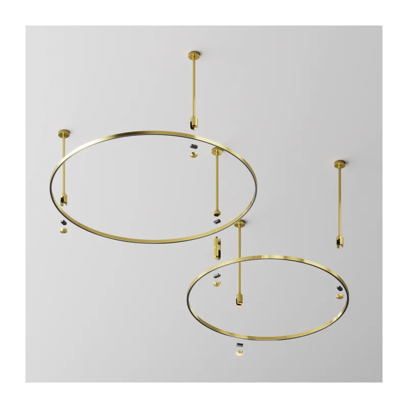 Шинопровод круглый 800 мм Flarity латунь Maytoni TRX154-R-D800-BS 4