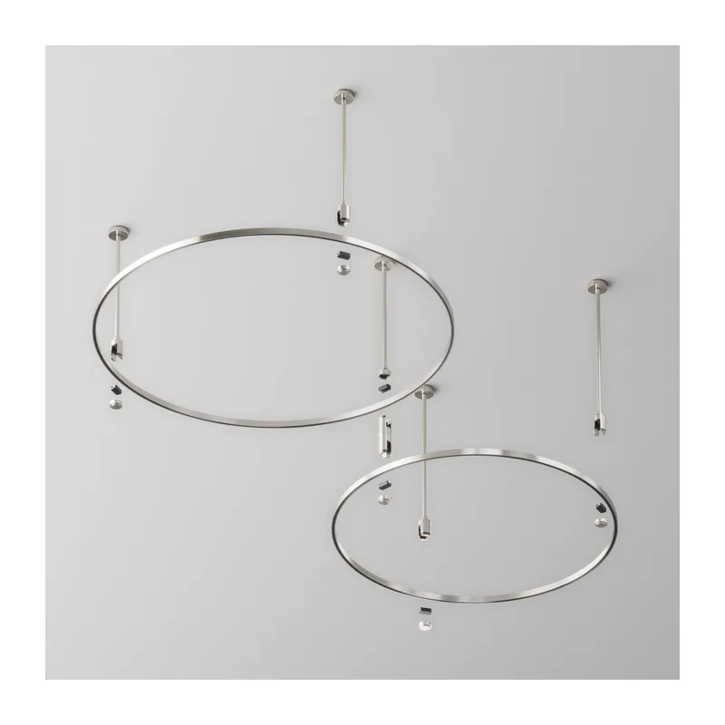 Шинопровод круглый 800 мм Flarity платина Maytoni TRX154-R-D800-PT 5