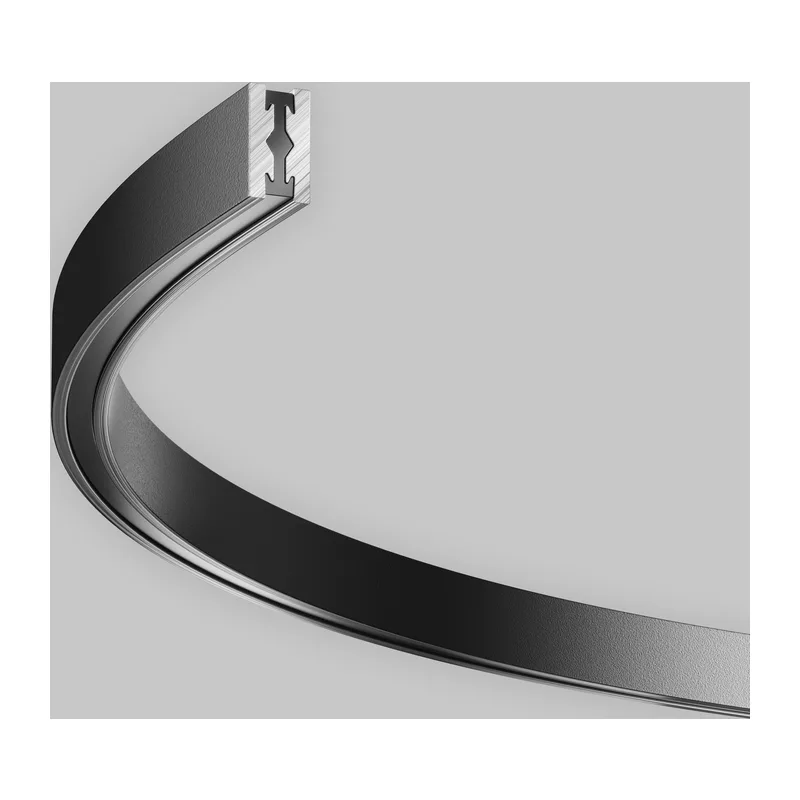 Шинопровод полукруг 650мм Flarity черный Maytoni TRX154-SR-D650-B 6