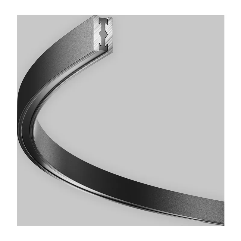 Шинопровод полукруг 800мм Flarity черный Maytoni TRX154-SR-D800-B 6
