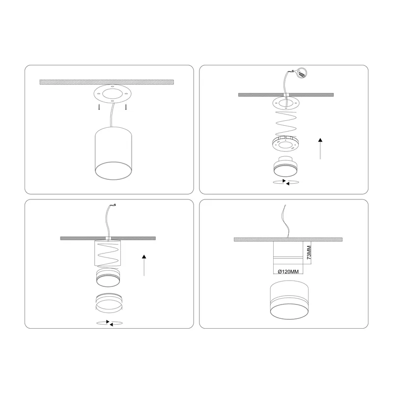 Накладной светильник 1*GX70 IP44 TU5392 BK черный IP44 GX70 max 20W D120*73 Ambrella Light 6