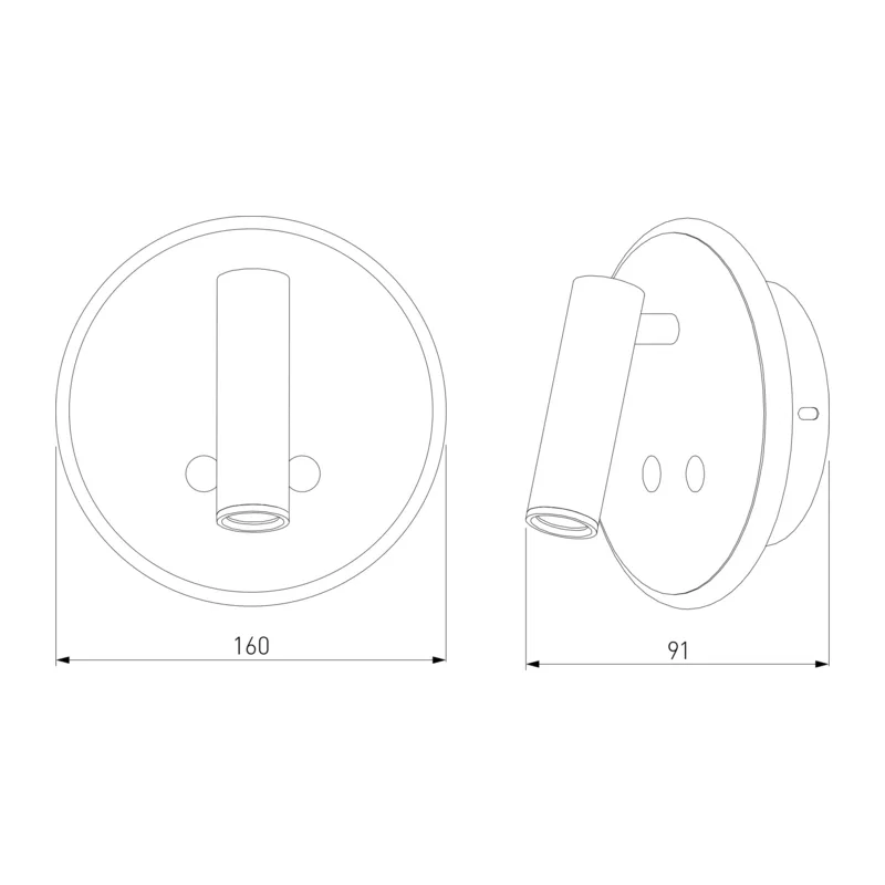 Настенный светодиодный светильник Tera LED белый Tera LED белый (MRL LED 1014) Elektrostandard 7